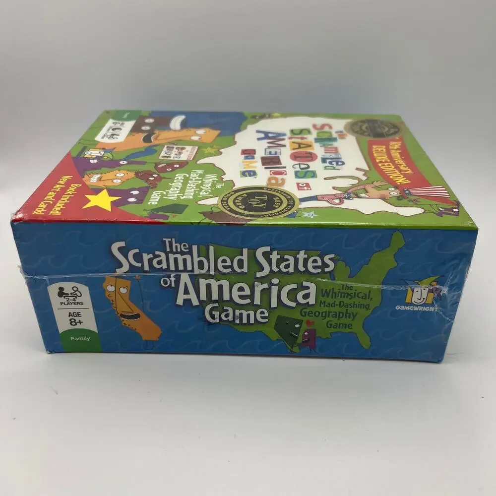 The Scrambled States of America Game 10th Anniversary Deluxe Edition New Sealed - Picture 5 of 10